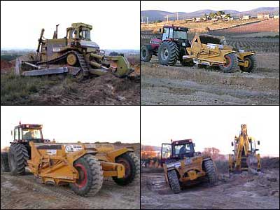 Imatge del servei de Moviment de terres de Cal Vicari.